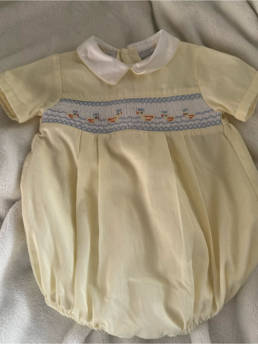 Carriage Boutique Duck Smocked Bubble